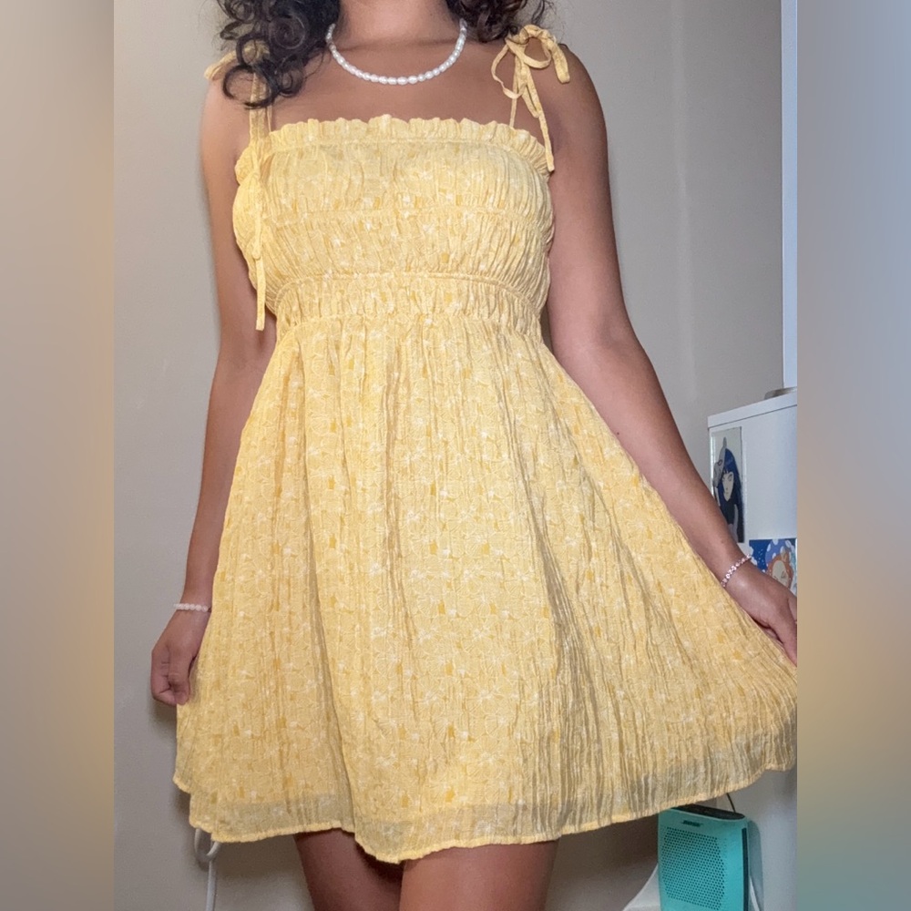 Forever 21 Bright Yellow Dress